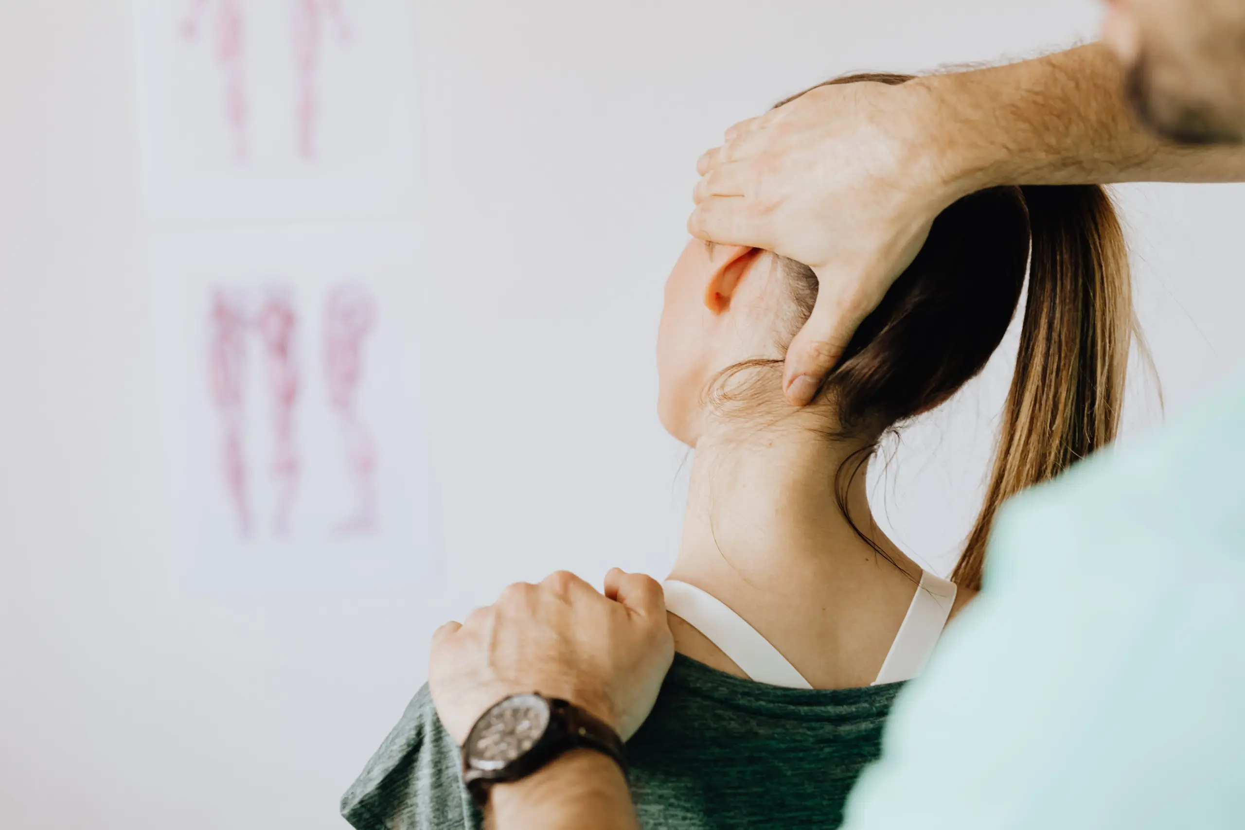Doctor helping out a patient.